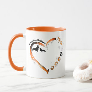 Corgi Every Dog Matters Heart Dog Paws Mug