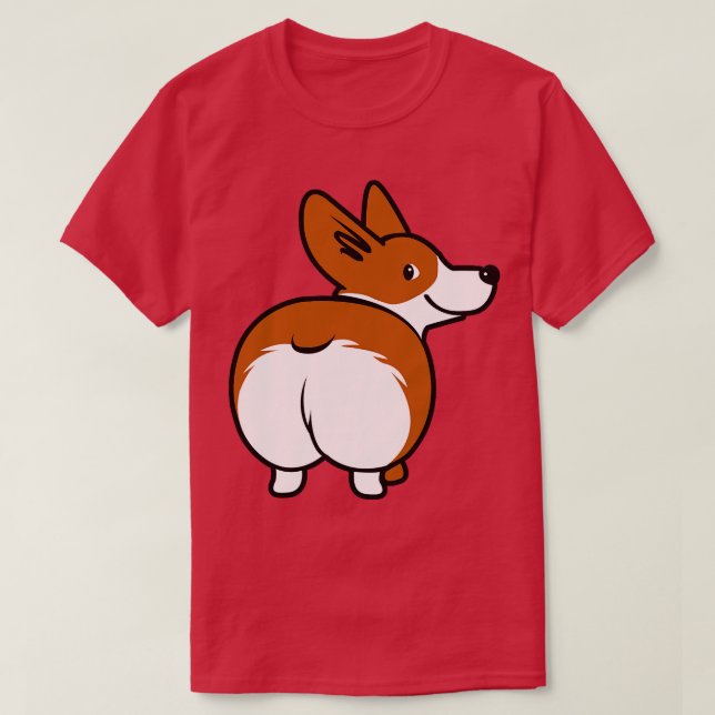 Corgi Face Mask T-Shirt (Design Front)