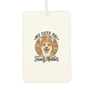 Corgi Family Shirt Vintage Pet Lover Design_1 Car Air Freshener