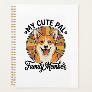 Corgi Family Shirt Vintage Pet Lover Design_1 Planner