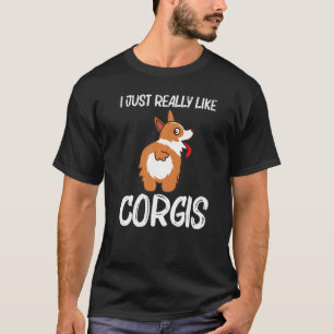 Corgi For Men Women Pet Dog Animal Doggy Owner T-Shirt