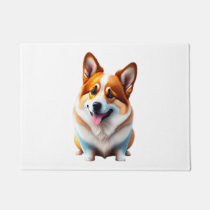 Corgi funny dog cute animal puppy pet style doormat