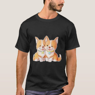 Corgi Gemini Animal Welsh Pet  Owner Keeper Astrol T-Shirt