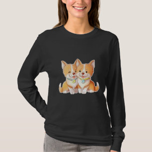 Corgi Gemini Animal Welsh Pet Owner Keeper Astrol T-Shirt