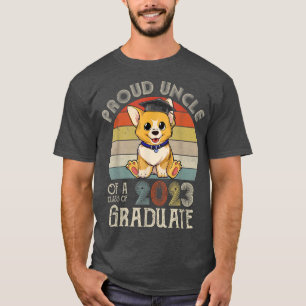 Corgi Graduation Proud Uncle Of A Class Of 2023 Gr T-Shirt