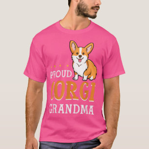 Corgi Grandma  Funny Mother's Day Dog Lover Gift P T-Shirt