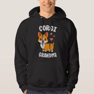 Corgi Grandma I Love My Corgi Dog Mama  1270 Hoodie