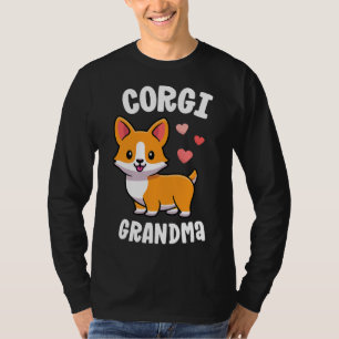Corgi Grandma I Love My Corgi Dog Mama 1270 T-Shirt