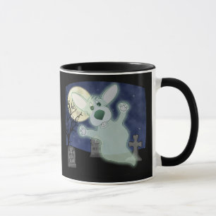 Corgi Graveyard Ghost Mug