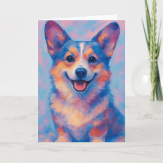 Corgi Greeting Card