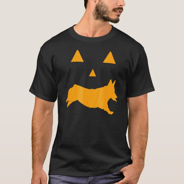 Corgi Halloween Costume Cute Pun Tee (Front)