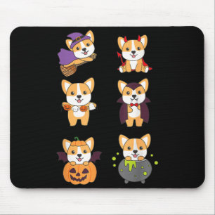 Corgi Halloween Costume Dogs Halloween Mouse Mat