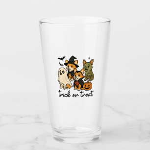 corgi halloween costume glass