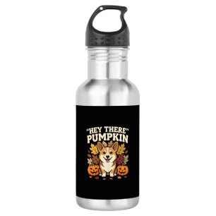 Corgi Halloween Hey There Pumpkin Design 532 Ml Water Bottle