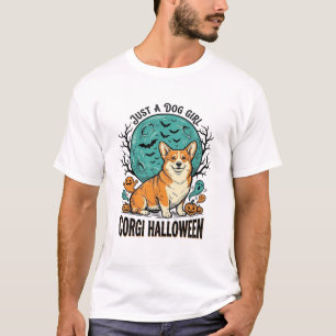 Corgi Halloween Shirt for Dog Loving Girls_1
