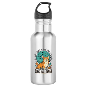 Corgi Halloween Shirt for Dog Loving Girls_1 532 Ml Water Bottle