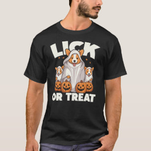 Corgi Halloween Trick Or Treat Spooky Welsh Corgi  T-Shirt