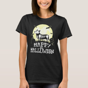 Corgi Happy Halloween Cute Mummy Pumpkin T-Shirt