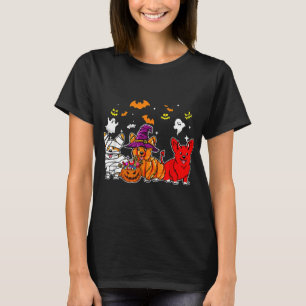 Corgi Happy Halloween Cute Mummy Witch Demon Corgi T-Shirt