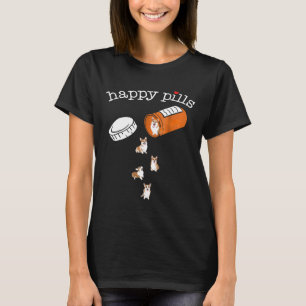Corgi Happy Pills T-Shirt