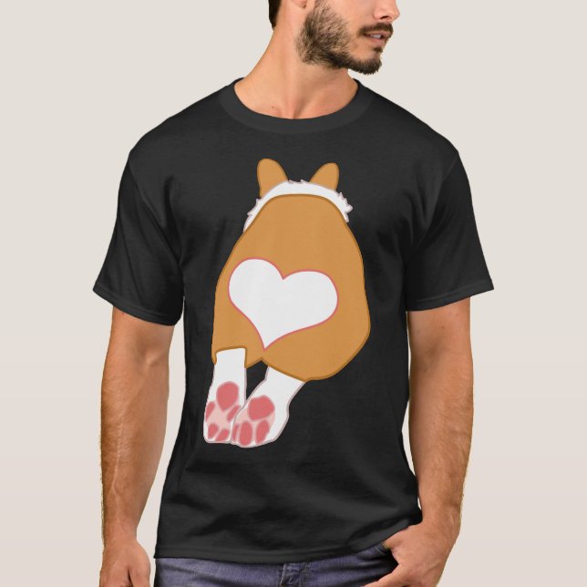 Corgi Heart Butt  963 T-Shirt (Front)