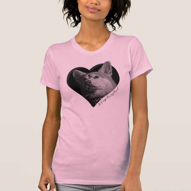Corgi Heart T T-Shirt (Front)