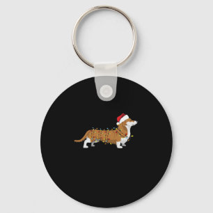 Corgi Holiday Christmas Light Essential T-Shirt Key Ring