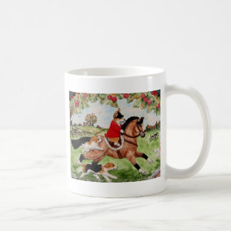 Corgi Huntsman Rides to Hounds Coffee Mug