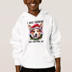 Corgi I Just Freaking Love Christmas Ok Xmas