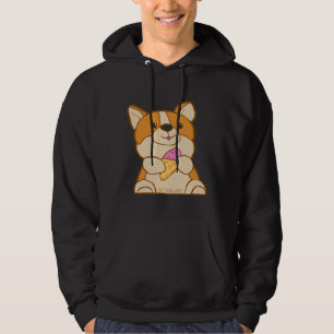 Corgi Ice Cream Plushie Toy Hoodie