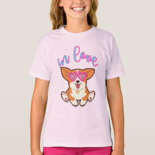 corgi in love T-Shirt