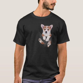 Corgi in pocket T-Shirt
