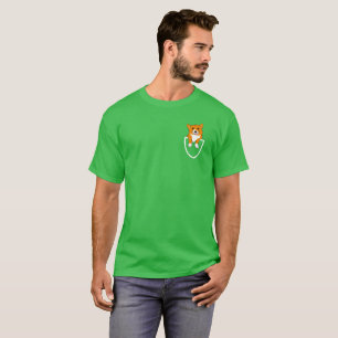 Corgi in Pocket T-Shirt for Corgi Owners & Lovers
