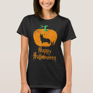 Corgi In Pumpkin Happy Halloween T-Shirt