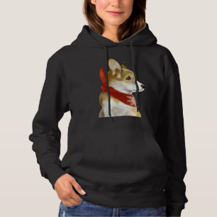 Corgi In Red Hoodie