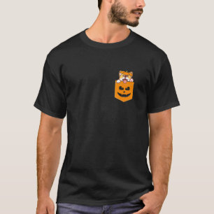 Corgi In Your Front Pocket Dog Halloween T-Shirt