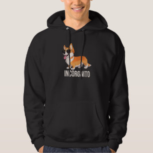 Corgi Incorgnito Cute Incognito Corgi With Sunglas Hoodie