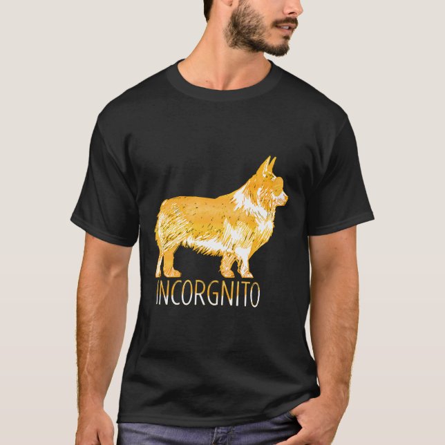Corgi Incorgnito   T-Shirt (Front)