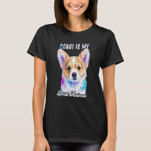 Corgi Is My Spirit Animal Pembroke Welsh Corgi T-Shirt