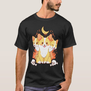 Corgi Kavaii Plush Dog Corgi Stuff T-Shirt