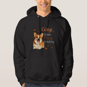 Corgi Kisses Fix Everything 1249 Hoodie