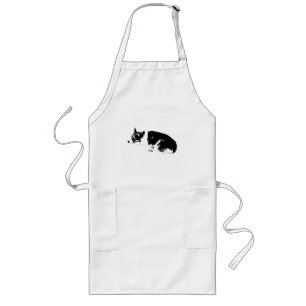 Corgi Kitchen Line Long Apron