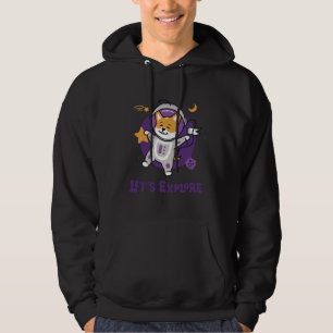 Corgi Let X S Explore Lovely Beautiful Astronaut C Hoodie