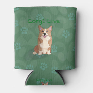 corgi love can cooler