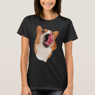 Corgi Love Is Dog Mom Dad Puppy Pet Women Men Kid T-Shirt