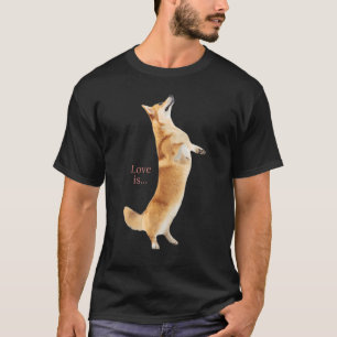 Corgi Love Is Dog Mum Dad Puppy Pet Women Men Kid T-Shirt