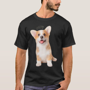 Corgi  Love Is Dog Mum Dad Puppy Pet Women Men Kid T-Shirt