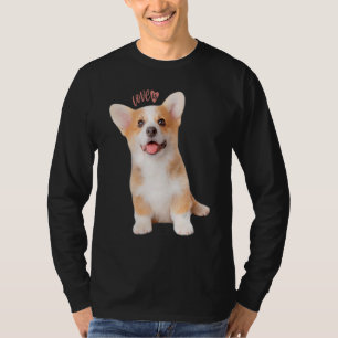 Corgi  Love Is Dog Mum Dad Puppy Pet Women Men Kid T-Shirt