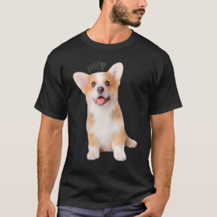 Corgi  Love Is Dog Mum Dad Puppy Pet Women Men Kid T-Shirt