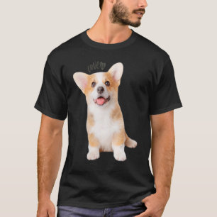 Corgi Love Is Dog Mum Dad Puppy Pet Women Men Kids T-Shirt